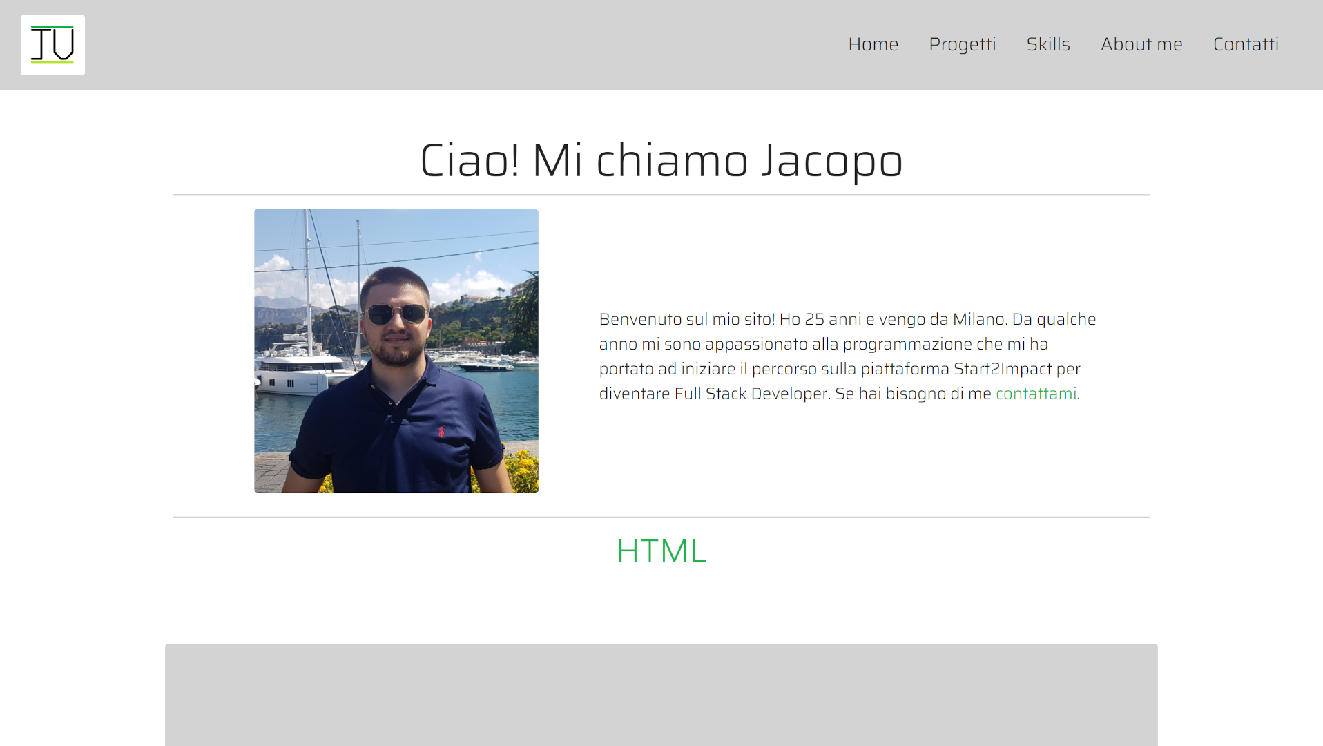 progetto javascript base